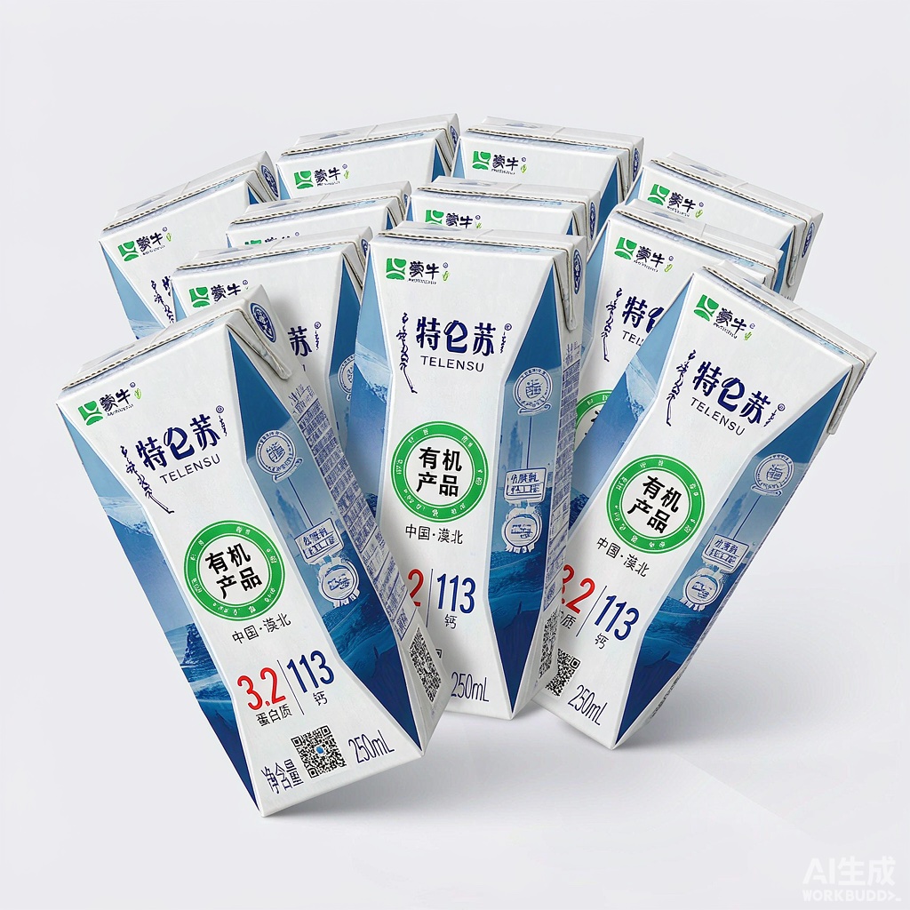 蒙牛 特仑苏有机纯牛奶 250ml×12盒