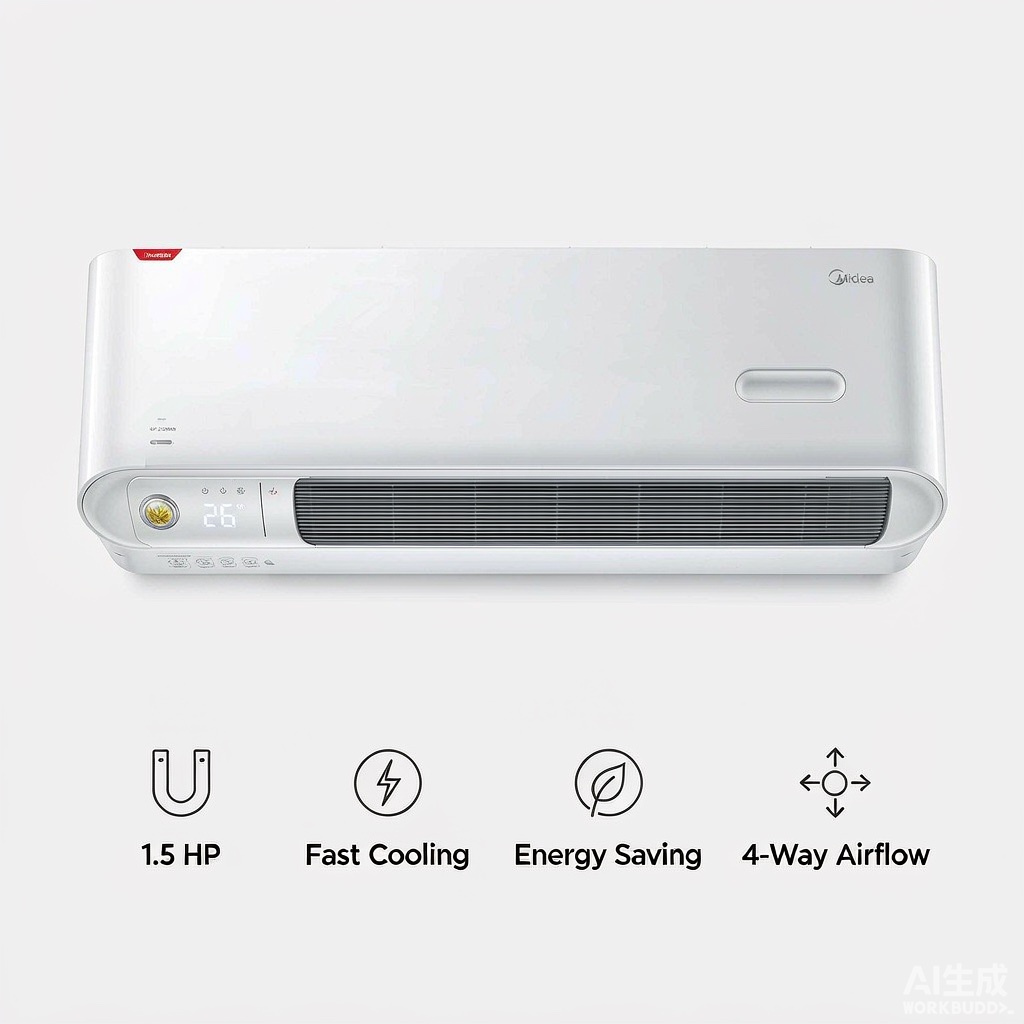 美的 变频静音空调 1.5匹 一级能效